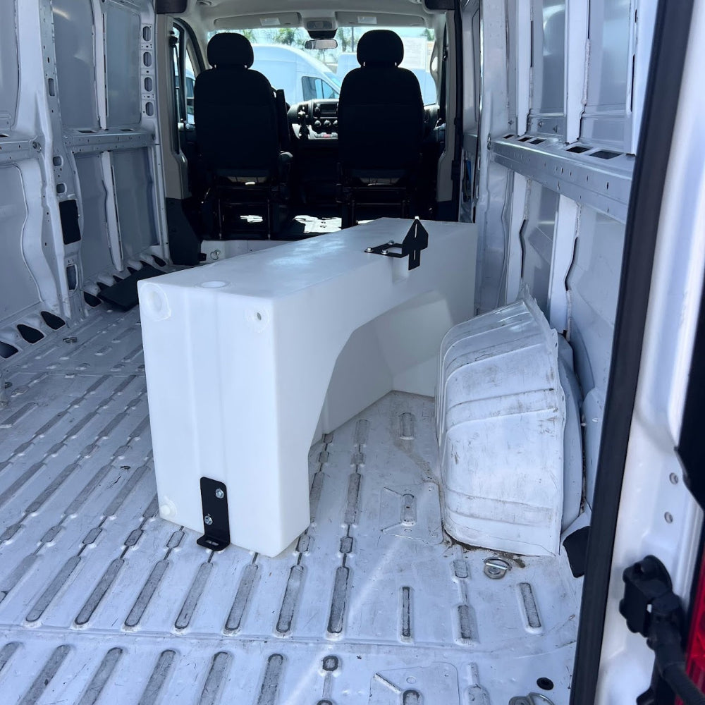 39 Gallon Wheel Well Water Tank For 2013-2026 Dodge / Ram Promaster 1500, 2500, 3500 136", 159", And 159" EXT (Both Sides) S&B
