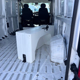39 Gallon Wheel Well Water Tank For 2013-2026 Dodge / Ram Promaster 1500, 2500, 3500 136", 159", And 159" EXT (Both Sides) S&B