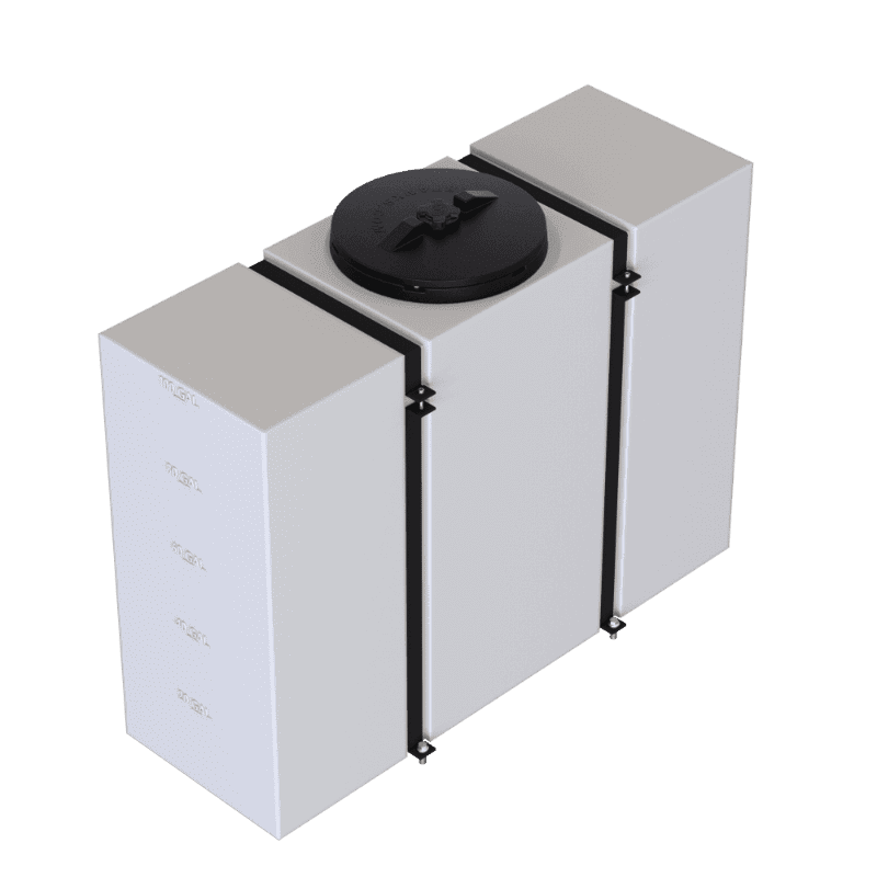 100 Gallon Slim Detail Tank S&B