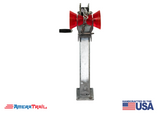 Adjustable Bow Stop / Winch Stand Combo, 30° Lean Adjusts from 22" to 34" - Available w/ Fulton 1800lb Winch & Stoltz Roller
