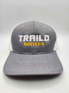 Traild Hat Gray and White Traild