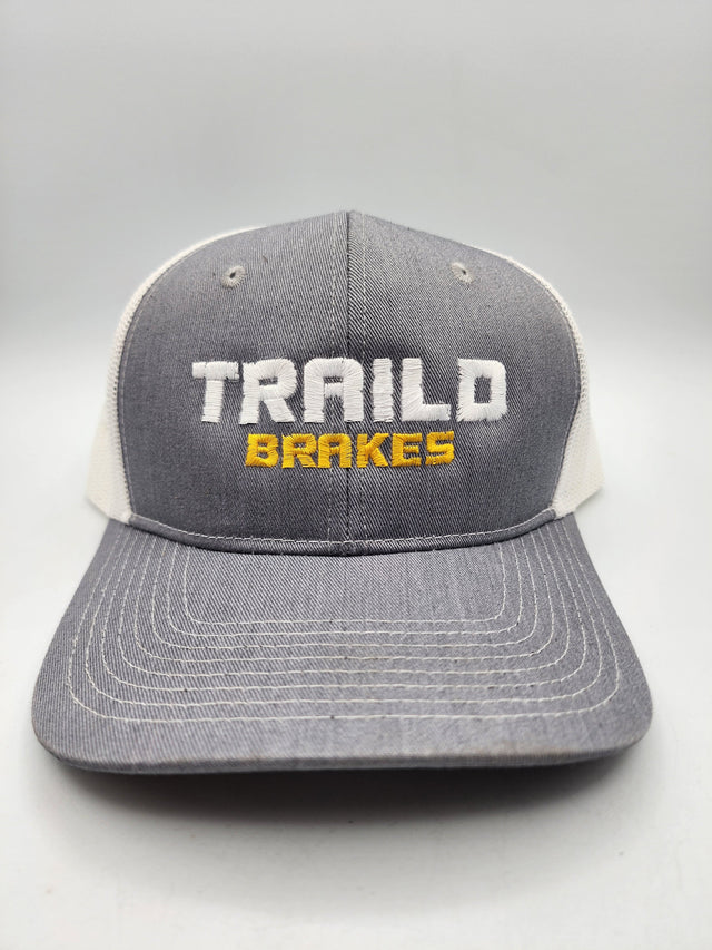 Traild Hat Gray and White Traild