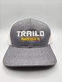Traild Hat Gray and White Traild