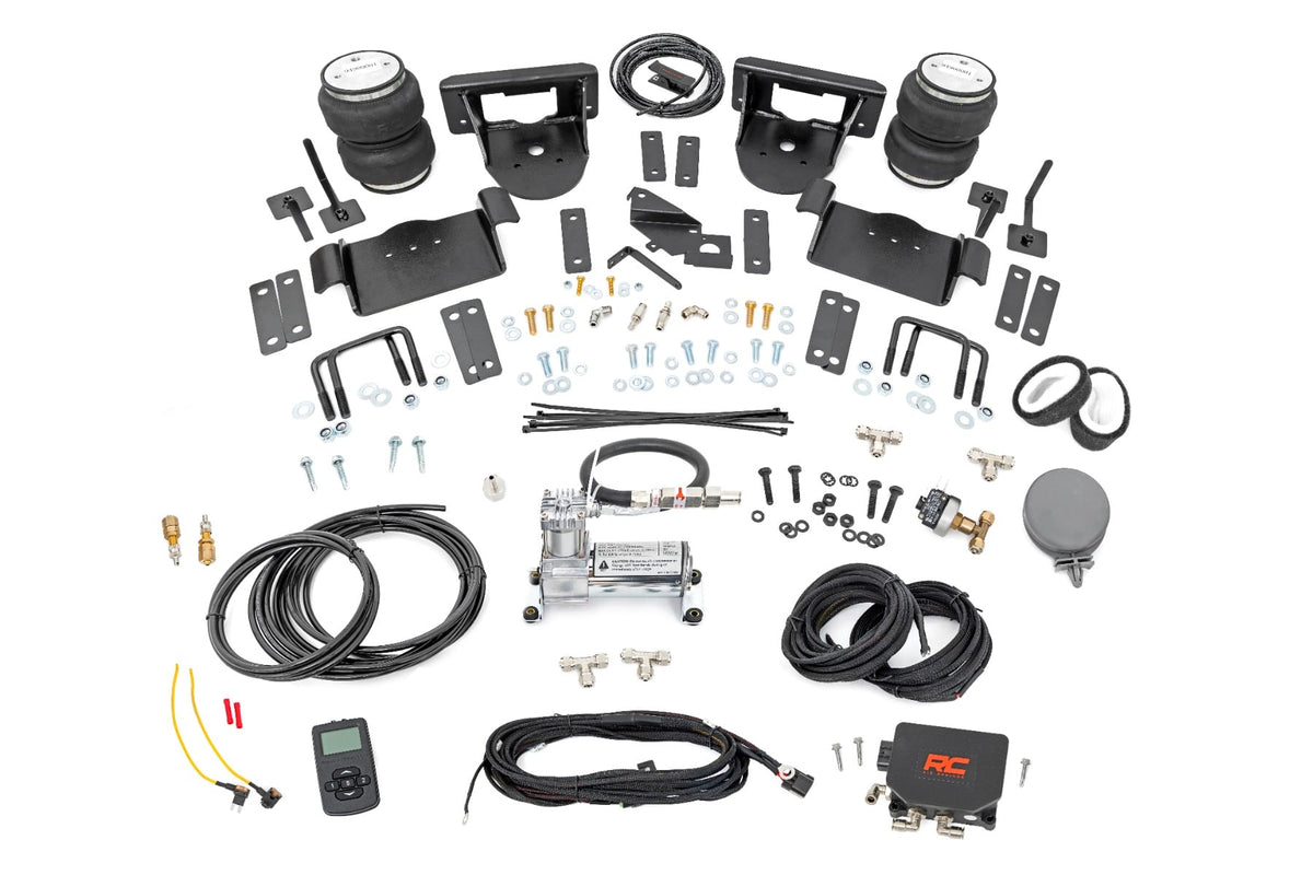 Air Spring Kit w/compressor Wireless Controller 0-6 Inch Lifts Ford F-150 (21-25) Rough Country