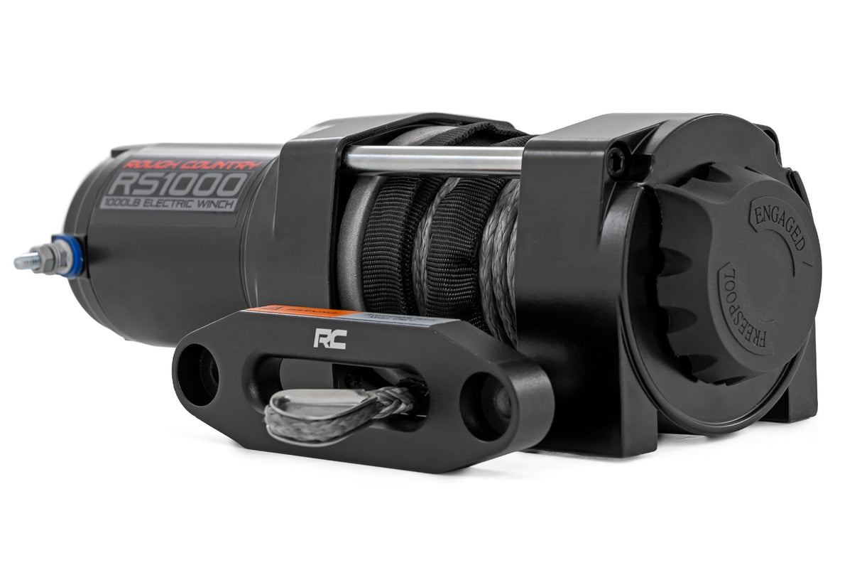 Rough Country 1000-lb Electric UTV Winch Synthetic Rope