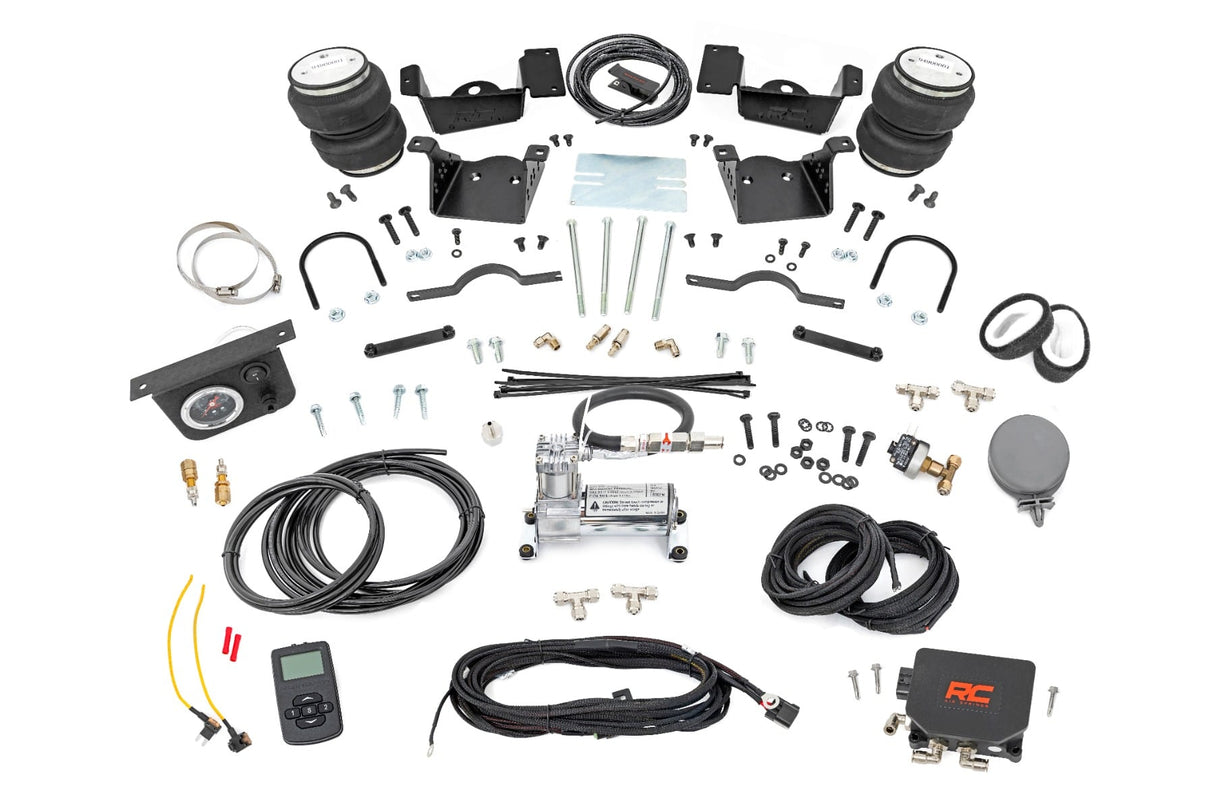 Air Spring Kit w/compressor Wireless Controller Silverado/Sierra 2500HD/3500HD (20-26) Rough Country