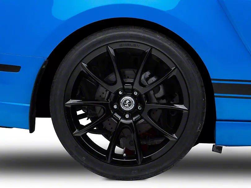 19 x 9.5 5x114.3 1pc Matte Black Wheels For Ford Mustang Shelby