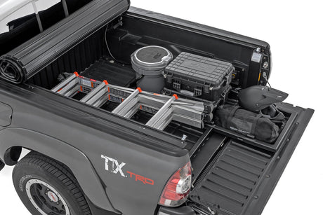 Truck Bed Cargo Storage Tray Mid-Size Bed Storage Tray Easy Access Rough Country