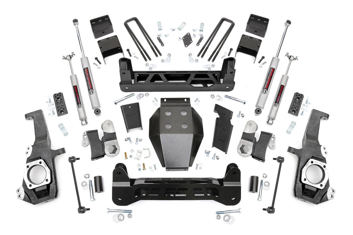 5 Inch Lift Kit NTD Silverado/Sierra 2500HD/3500HD 4WD (20-26) Rough Country