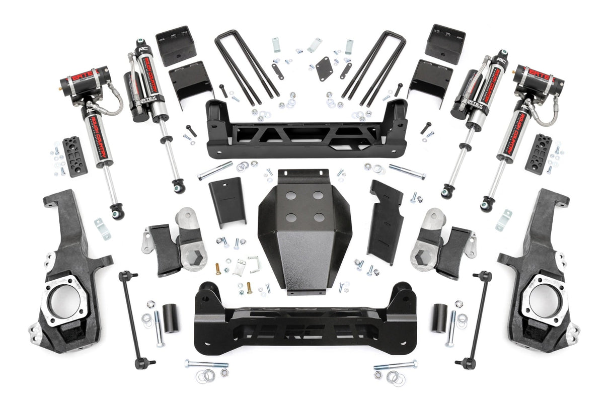 5 Inch Lift Kit NTD Vertex Shocks Silverado/Sierra 2500HD/3500HD (20-26) Rough Country