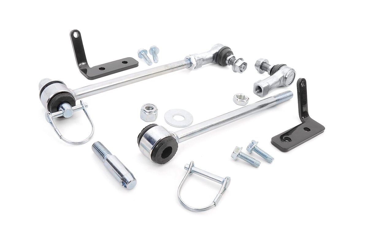 Quick Disconnect Sway Links 2.5 Inch Lift Jeep Wrangler JK/Wrangler Unlimited (07-18) Rough Country