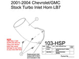 HSP Stock Turbo Inlet Horn, 2001-2004 Chevrolet / GMC 6.6L Duramax LB7 HSP Diesel