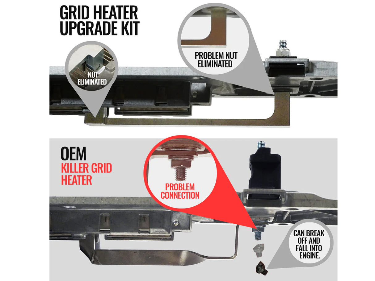 BD Diesel 1041520 Killer Grid Heater Upgrade Kit, 2007-2024 Dodge Ram 6.7L Cummins ZZ Diesel