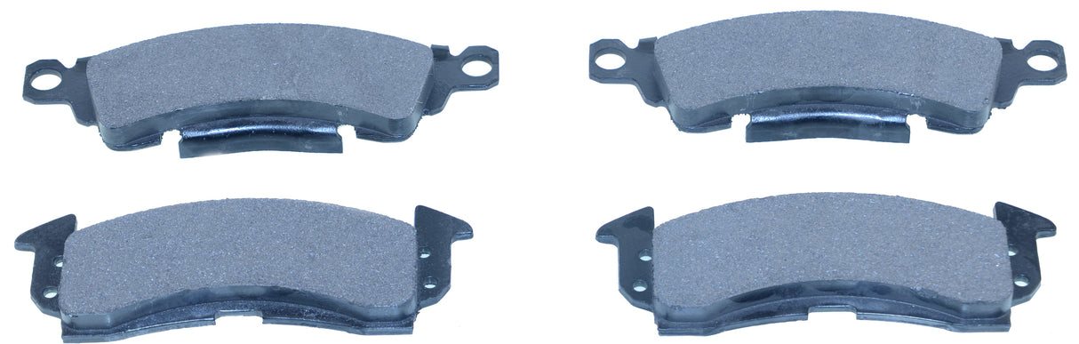 New Low Dust Performance Front Brake Pad Set W/O Backing Shim. 1050-1