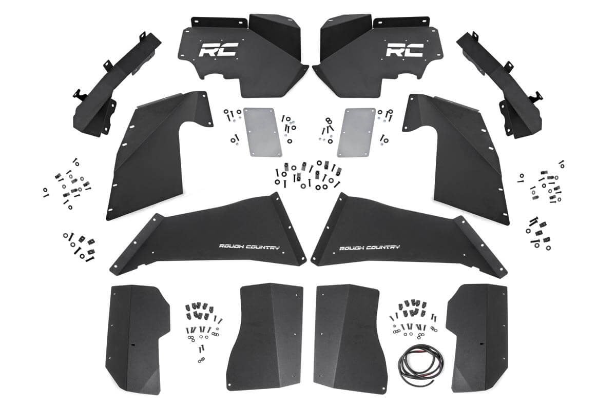 Inner Fenders FR & RR Vertex Jeep Wrangler JK/Wrangler Unlimited (07-18) Rough Country