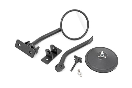Round Trail Mirror Jeep Wrangler JK/Wrangler Unlimited (2007-2018) Rough Country