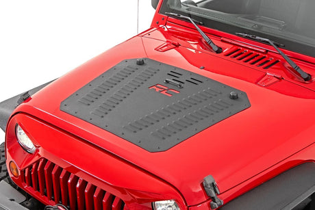 Jeep Powder Coated Hood Louver 07-18 Wrangler JK Rough Country
