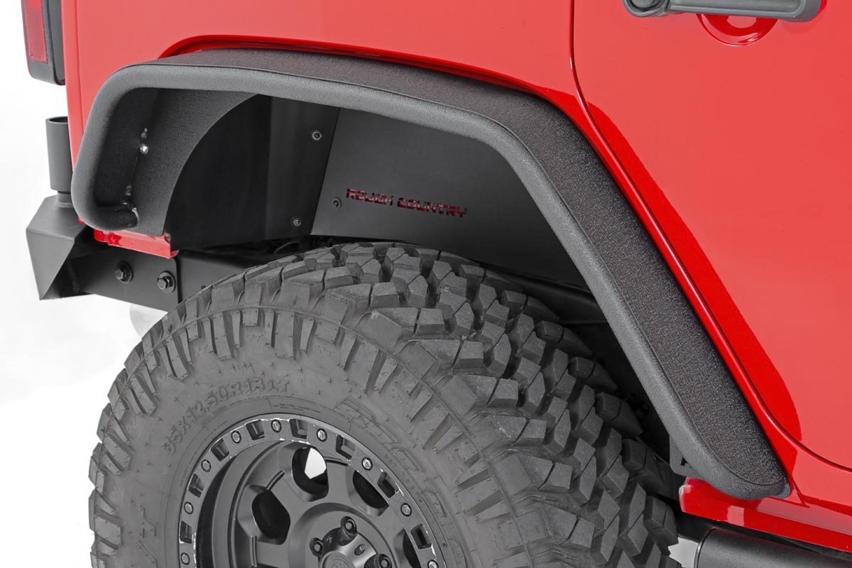 Fender Flare Steel FR & RR Jeep Wrangler JK/Wrangler Unlimited (07-18) Rough Country