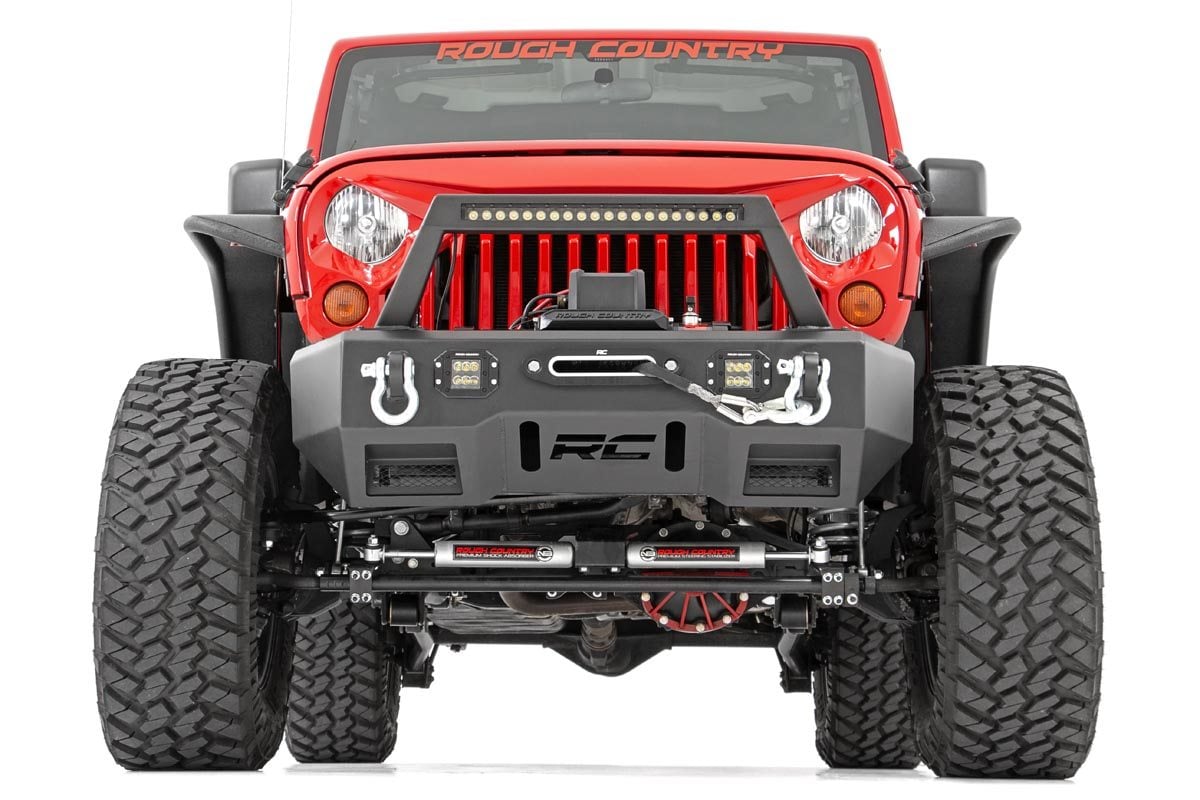 Fender Flare Steel FR & RR Jeep Wrangler JK/Wrangler Unlimited (07-18) Rough Country