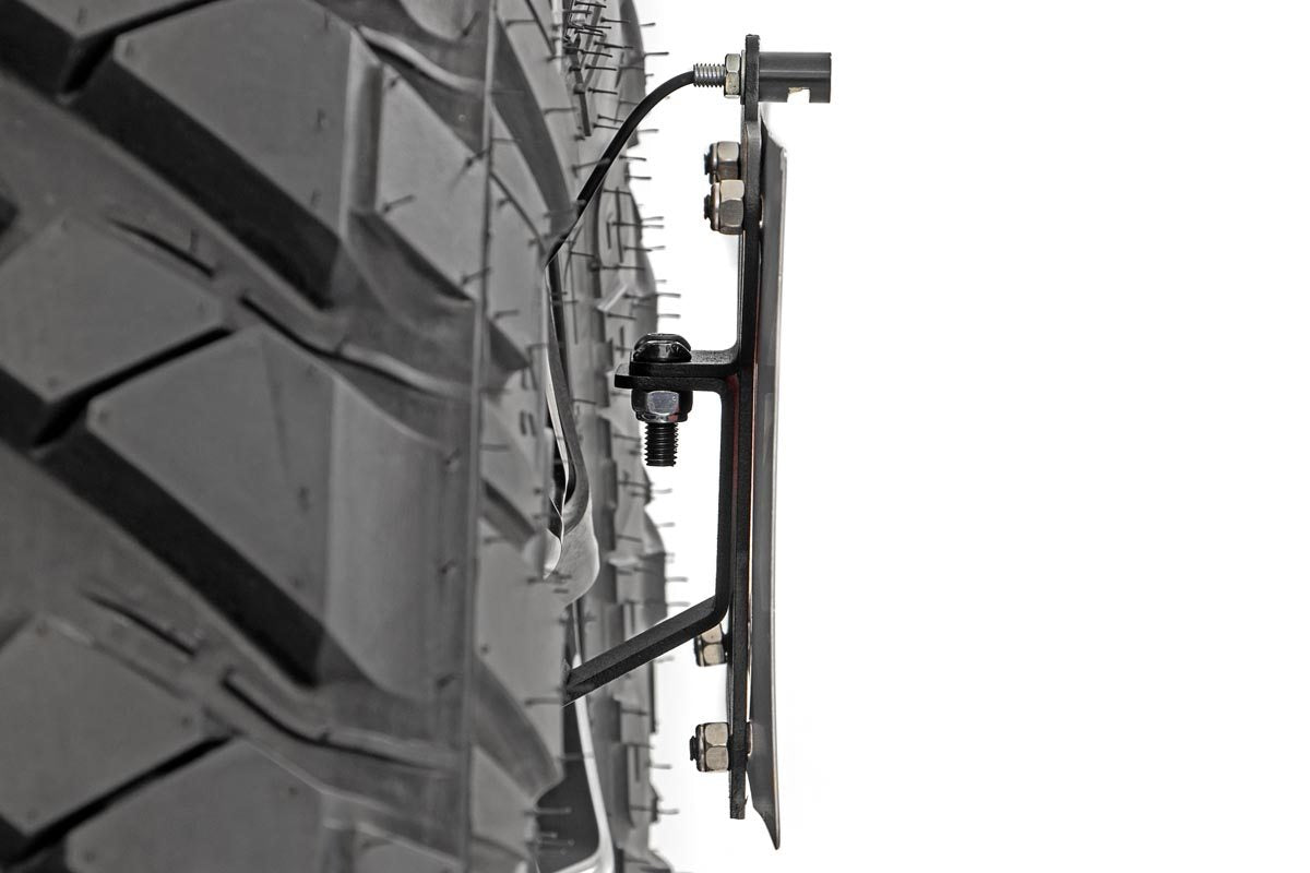 License Plate Relocation Bracket Jeep Wrangler JK/Wrangler Unlimited (07-18) Rough Country