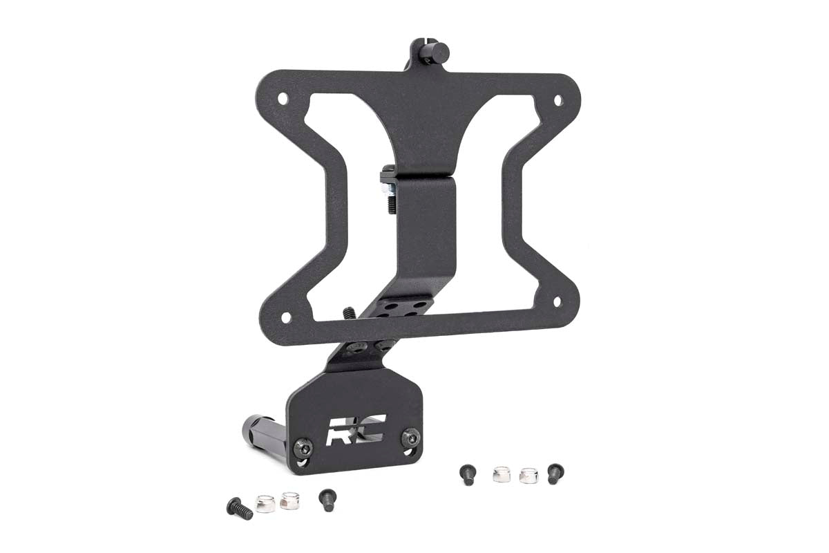License Plate Relocation Bracket Jeep Wrangler JK/Wrangler Unlimited (07-18) Rough Country