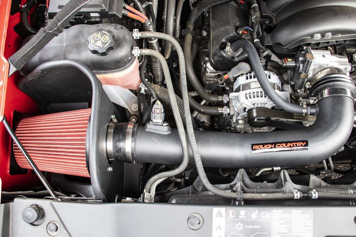 Cold Air Intake Kit 5.3L/6.2L Pre Filter Silverado/Sierra 1500 (14-18 & Classic) Rough Country