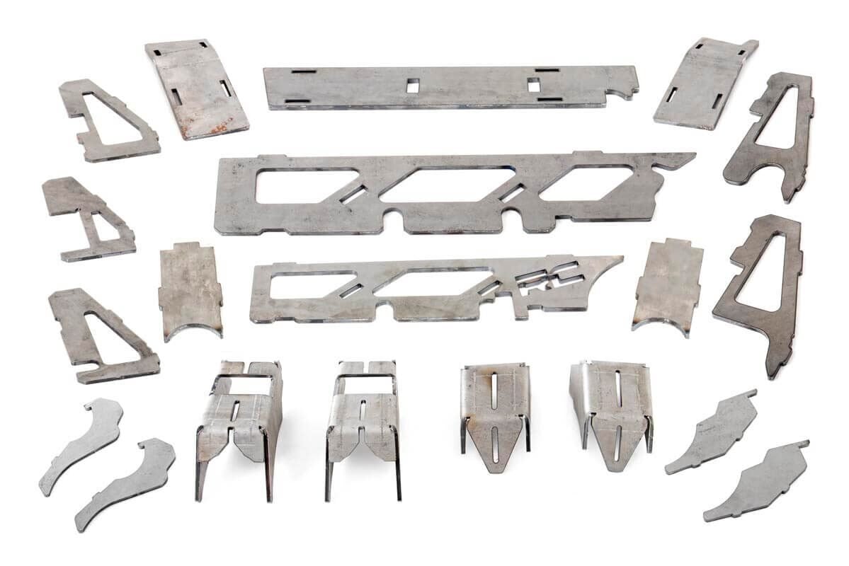 Axle Truss and C-Gusset Combo Dana 30 Jeep Wrangler JK/Wrangler Unlimited (07-18) Rough Country