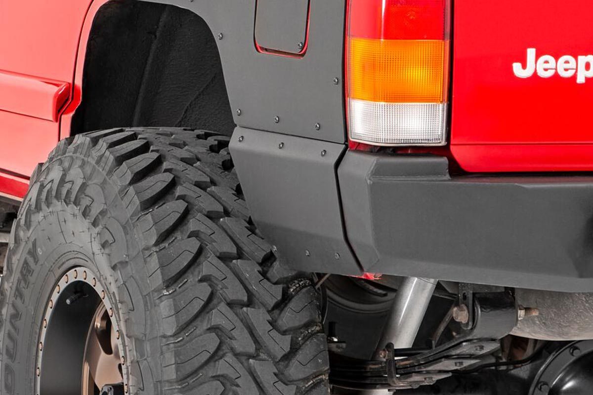 Quarter Panel Armor Rear Jeep Cherokee XJ 2WD/4WD (1997-2001) Rough Country