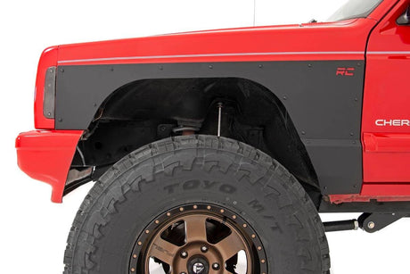 Fender & Quarter Panel Armor Front Combo Jeep Cherokee XJ (84-96) Rough Country