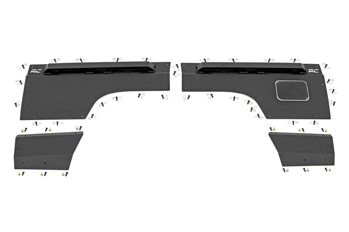Fender & Quarter Panel Armor Rear Combo Jeep Cherokee XJ 2WD/4WD (84-96) Rough Country