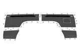 Fender & Quarter Panel Armor Rear Combo Jeep Cherokee XJ 2WD/4WD (84-96) Rough Country