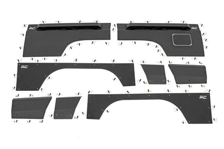 Full Body Armor FR & RR Combo Jeep Cherokee XJ 2WD/4WD (1984-1996) Rough Country