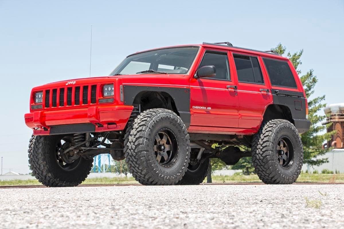 Full Body Armor FR & RR Combo Jeep Cherokee XJ 2WD/4WD (1984-1996) Rough Country