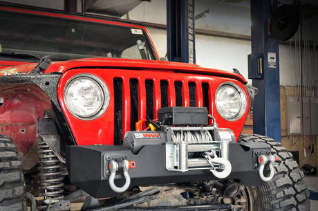 D Ring Shackles and Mounts TJ Stubby XJ Winch Jeep Cherokee XJ (84-01)/Wrangler TJ (97-06) Rough Country