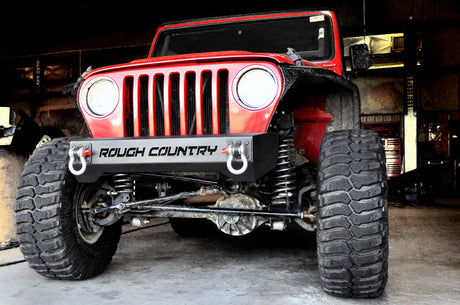 D Ring Shackles and Mounts TJ Stubby XJ Winch Jeep Cherokee XJ (84-01)/Wrangler TJ (97-06) Rough Country