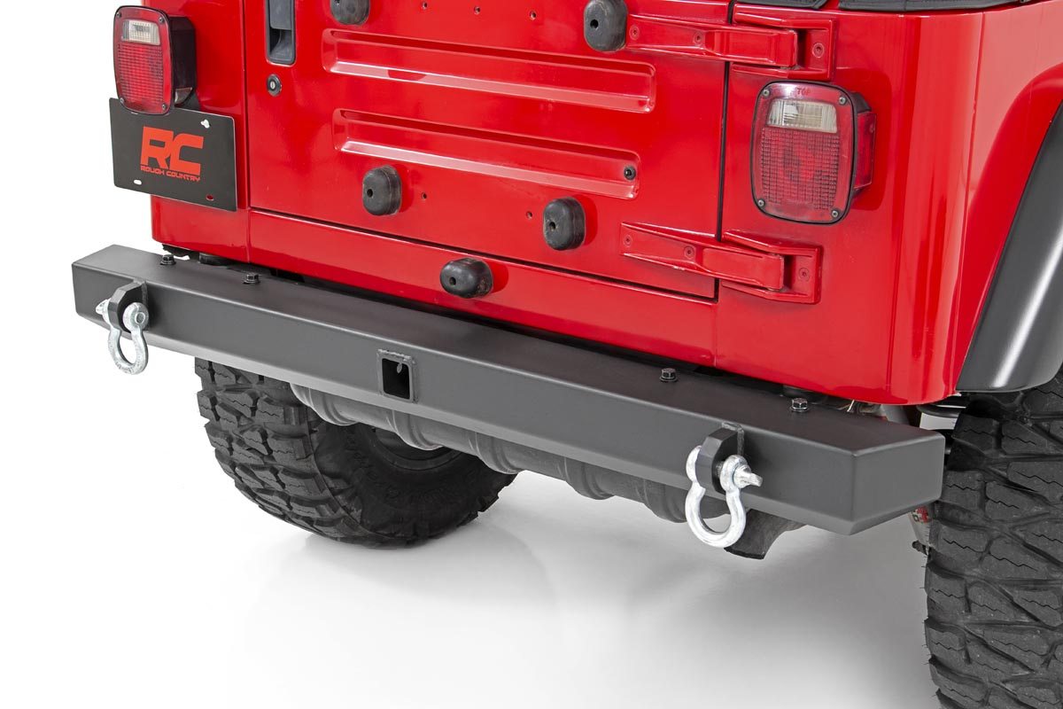 Rear Bumper Full Width Jeep Wrangler TJ (97-06)/Wrangler Unlimited (04-06) Rough Country