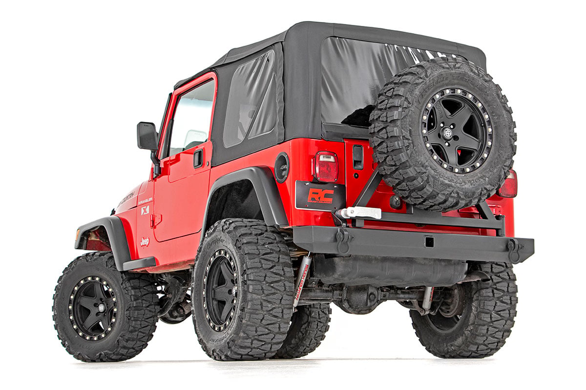 Rear Bumper Tire Carrier Jeep Wrangler TJ (97-06)/Wrangler Unlimited (04-06) Rough Country