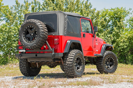 Rear Bumper Tire Carrier Jeep Wrangler TJ (97-06)/Wrangler Unlimited (04-06) Rough Country