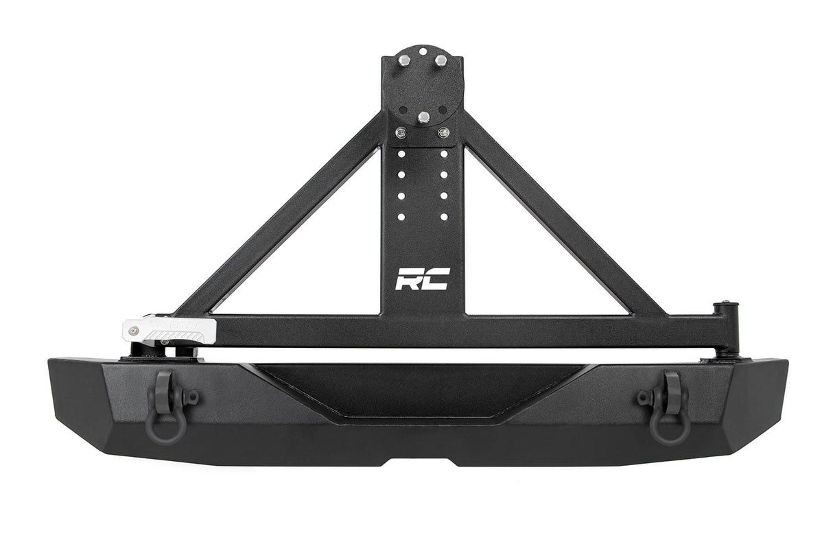 Rear Bumper Rock Crawler Tire Carrier Jeep Wrangler JK/Wrangler Unlimited (07-18) Rough Country