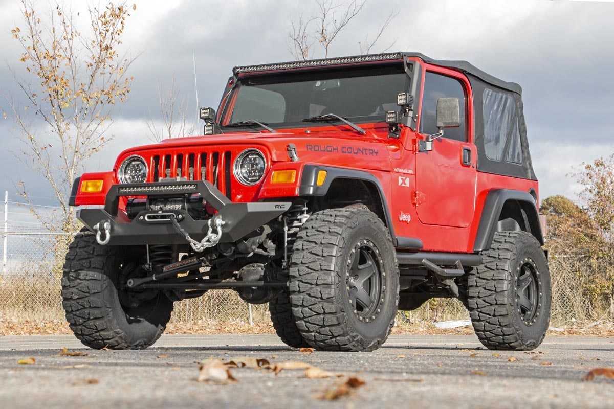 Front Bumper Rock Crawler Jeep Wrangler TJ (97-06)/Wrangler Unlimited (04-06) Rough Country