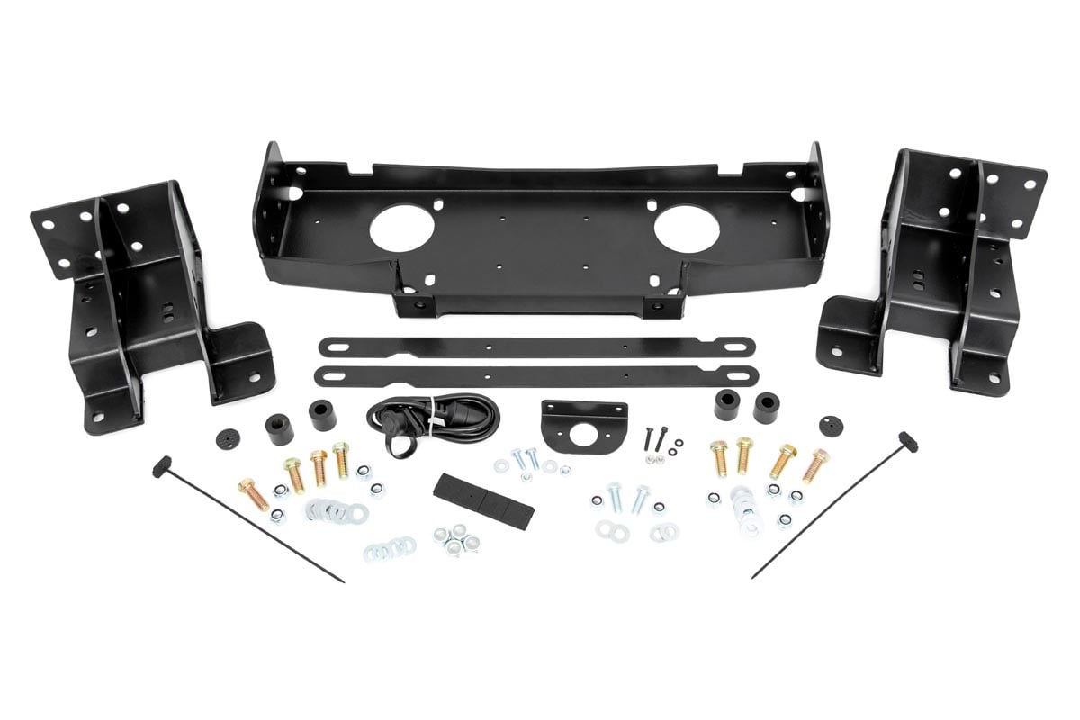 Hidden Winch Mount Jeep Grand Cherokee WK2 4WD (2014-2020) Rough Country