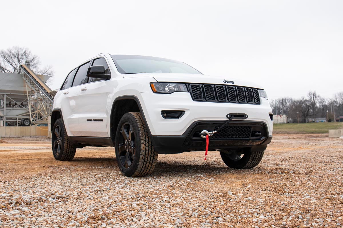 Hidden Winch Mount Jeep Grand Cherokee WK2 4WD (2014-2020) Rough Country