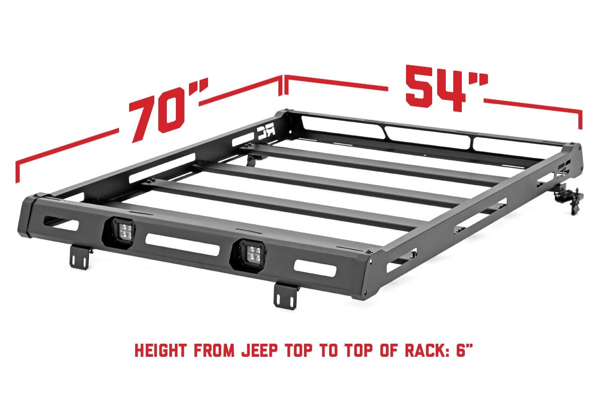 Roof Rack Jeep Wrangler JK/Wrangler Unlimited (2007-2018) Rough Country