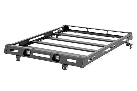 Roof Rack Black Series Lights Jeep Wrangler JK/Wrangler Unlimited (07-18) Rough Country