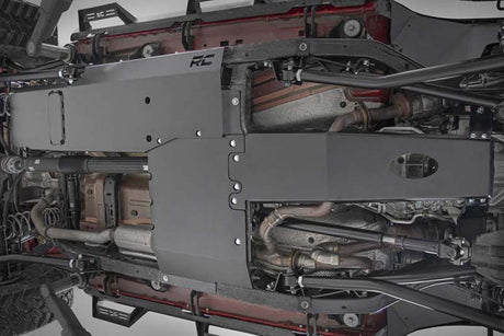 Skid Plate Combo 3.6L Engine T-Case Jeep Wrangler Unlimited (18-19) Rough Country