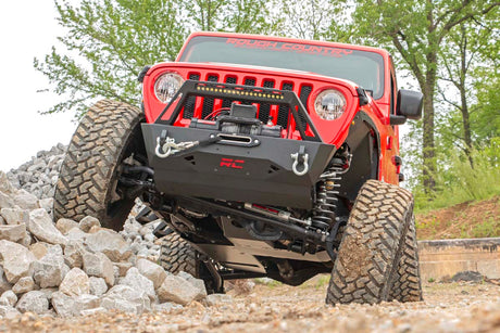 Skid Plate Combo 3.6L Engine T-Case Jeep Wrangler Unlimited (18-19) Rough Country