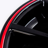 17x7.5 5x114.3 Type R Style Rims Red Lip 1pc For Honda Civics