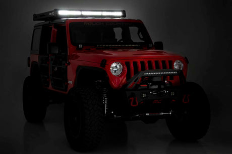 Roof Rack Black Series Lights Jeep Wrangler JL (18-26)/Wrangler Unlimited (18-26) Rough Country