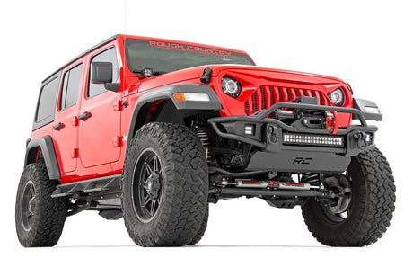 Front Winch Bumper Tubular Skid Plate Jeep Gladiator JT/Wrangler JK & JL/Wrangler Unlimited Rough Country