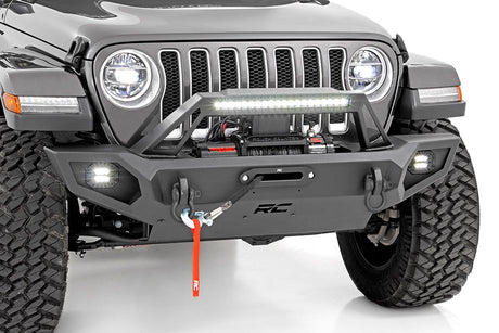 Front Winch Bumper 9500S Jeep Gladiator JT/Wrangler JK & JL/Wrangler Unlimited 4WD Rough Country